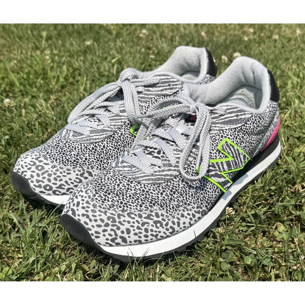 New Balance 515 Womens Gray Leopard Animal Print Sneakers WL515AN3 Size 10 - Picture 4 of 14